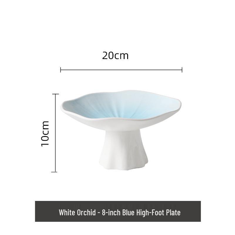 

Элегантная керамическая тарелка для десертов для закусок, холодных блюд и фруктов