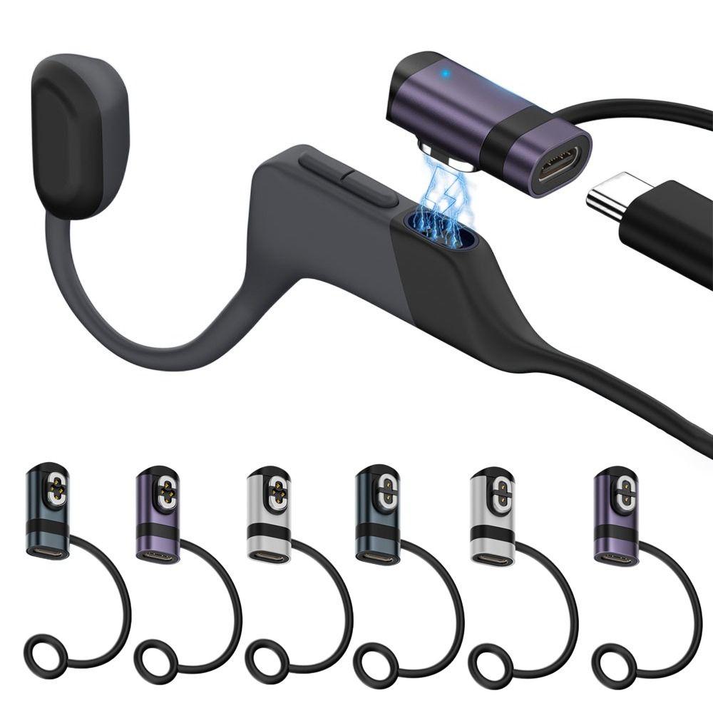 Bone Conduction Headphone Type-C Charging Adapter Anti Lost LED Indicator Magnetic Charger for Shokz AS800/S803/S810/S710