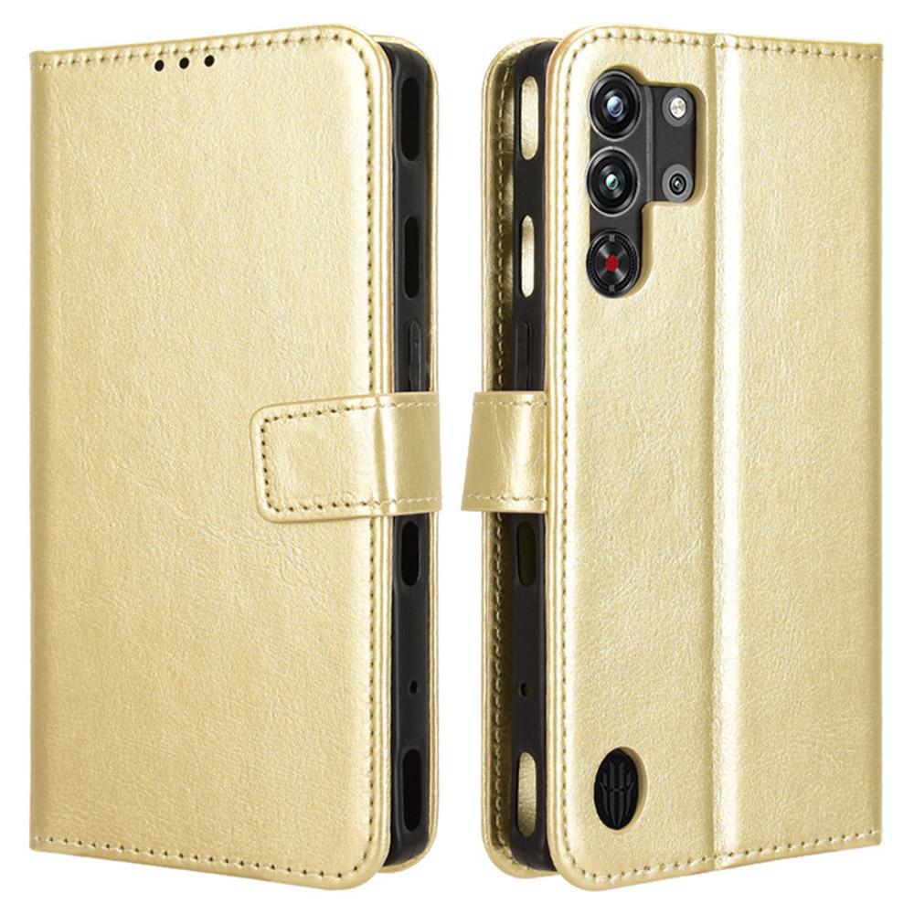 Etui dla ZTE nubia Red Magic 10 Pro+ 5G/10 Pro 5G Tekstura Crazy Horse Skóra PU Portfel Pokrowiec na Telefon