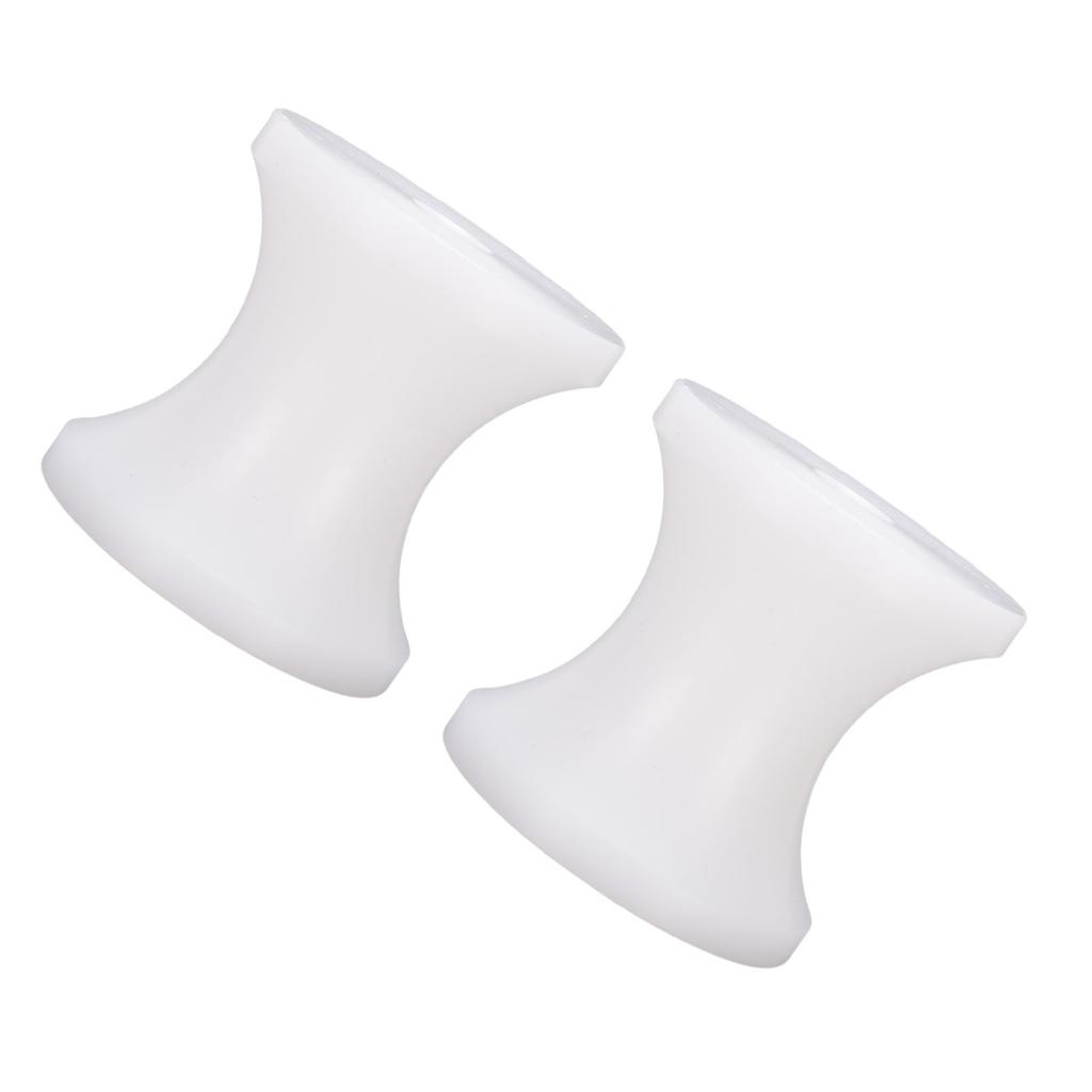 2PCS Boat Trailer Roller White Bow Boat Roller Nylon Bow Stop Marine Trailer Roller for Yachts