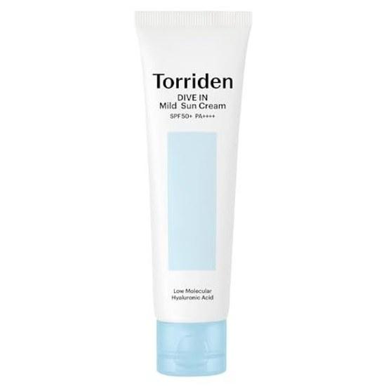 Torriden Dive Mild Sun Cream 60ml sunscreen SPF50+ PA++++ non-nano non-chemical tone-up moisturizing hydration panthenol moisture hyaluronic acid dry