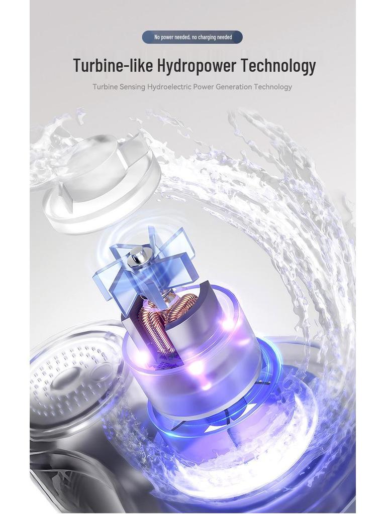 Smart Digital Faucet Water Purifier & Scale Inhibitor - Tap Filter for Kitchen & Bathroom, Detachable & Washable.