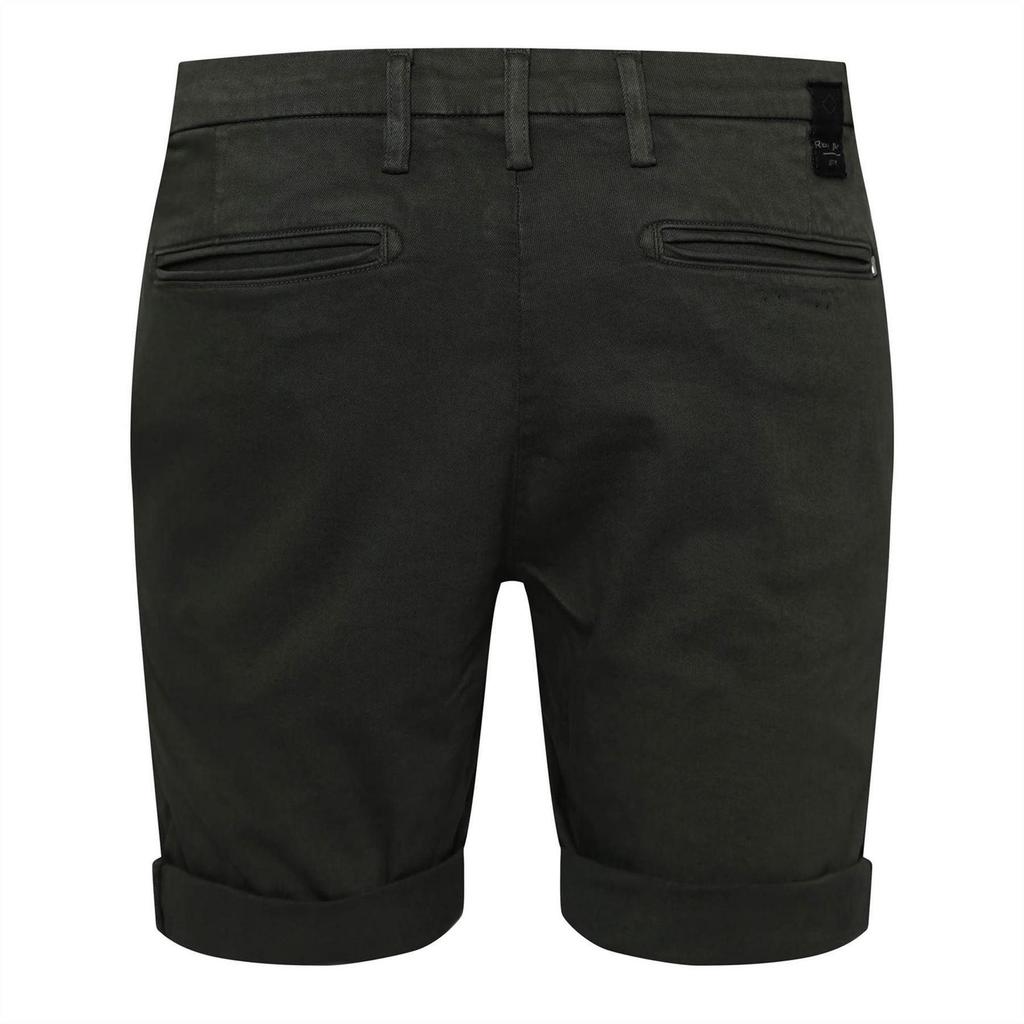 Replay Mens Benni Cotton Blend Chino Shorts