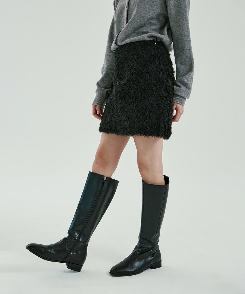Pin Black Lacon Teddy Mustang Skirt Black