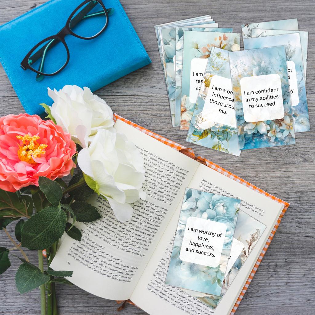 60pcs Women Affirmation Cards, Daily Positive Quotes, Self-Encouragement Motivational Cards for Mental Wellness, Gifts Idea