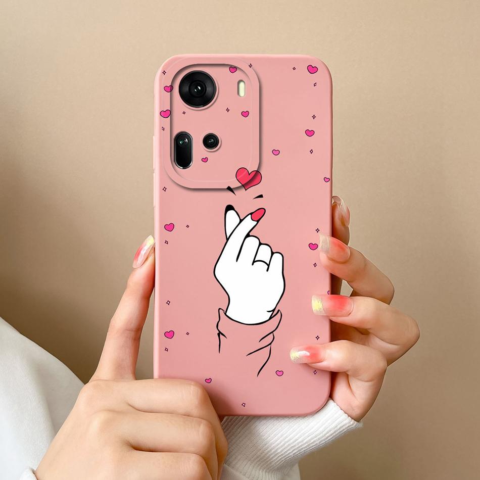 For OPPO Reno 11 Pro 5G Phone Case Butterfly Liquid Silicone Camera Protection Back Cover For OPPO Reno11 Pro Funda Coque Bumper