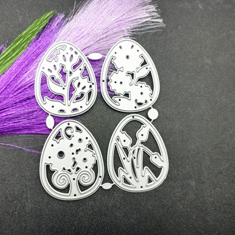 Velikonoční vajíčko Kovové vykrajovátka Ruční výroba DIY Scrapbooking Ražební potřeby pro děti Děti Dívky