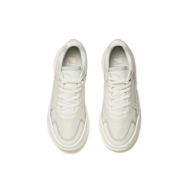 (WMNS) ANTA Skateboarding Series Sneakers 'Ivory with Pale Green' Women's 922128820-4