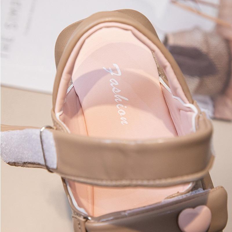 Girls Summer Open Toe Sandals Thick Soft Sole Non-slip Beach Princess Shoes for Kids