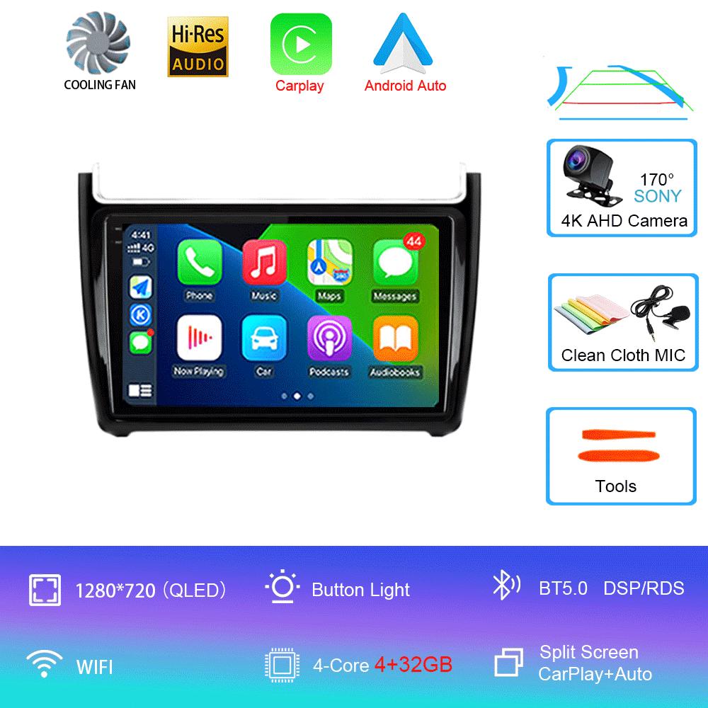 

Автомобильное радио Android 14 GPS для VW Volkswagen POLO 2014 2015 - 2019 Carplay Auto Navigation 2 Din Head Unit Player DVD Video Stereo
