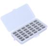 2pcs Empty Spools Bobbin Storage Case 30 Slots Bobbin Holder Box  Sewing Craft Storage