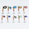 30Pcs Jig Spinner Bait Kit Sharp Hook Design Mini Size Portable Rotating Spinner Fishing Lures Topwater Lures