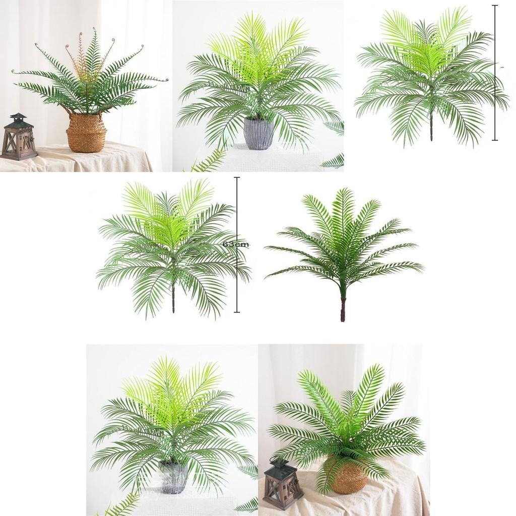 Fake Dypsis Lutescens Plant Decor With Plastic Leaves For Wedding And Event Decoration