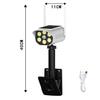 New Clip on Solar Safety Light,Outdoor Lighting,Anti-theft,Courtyard Safety Lighting with Motion Sensor,suitable for Gardens