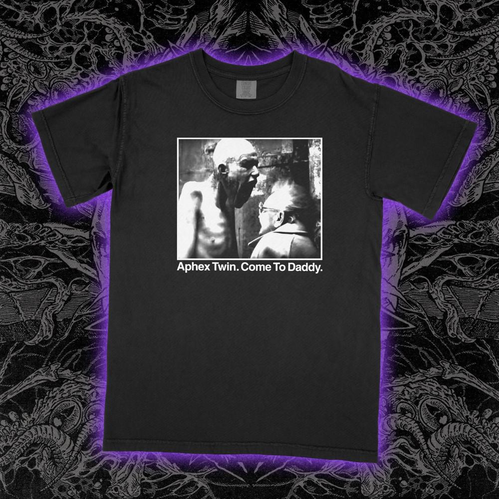 Aphex Twin Come To Daddy T-Shirt Vintage Electronic Music Graphic Tee Unisex Sof