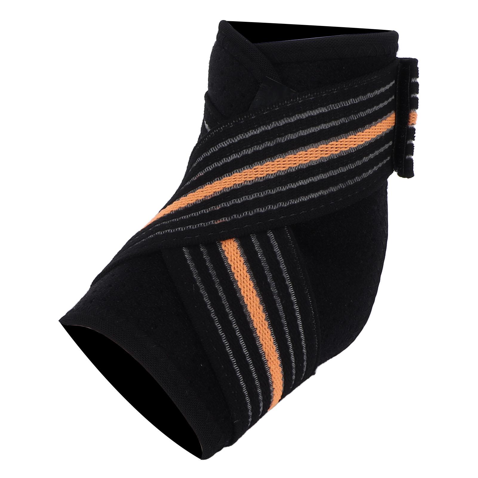 Adjustable Ankle Wrap Support Protection Nylon Compression Elastic Ankle Brace with Bandage