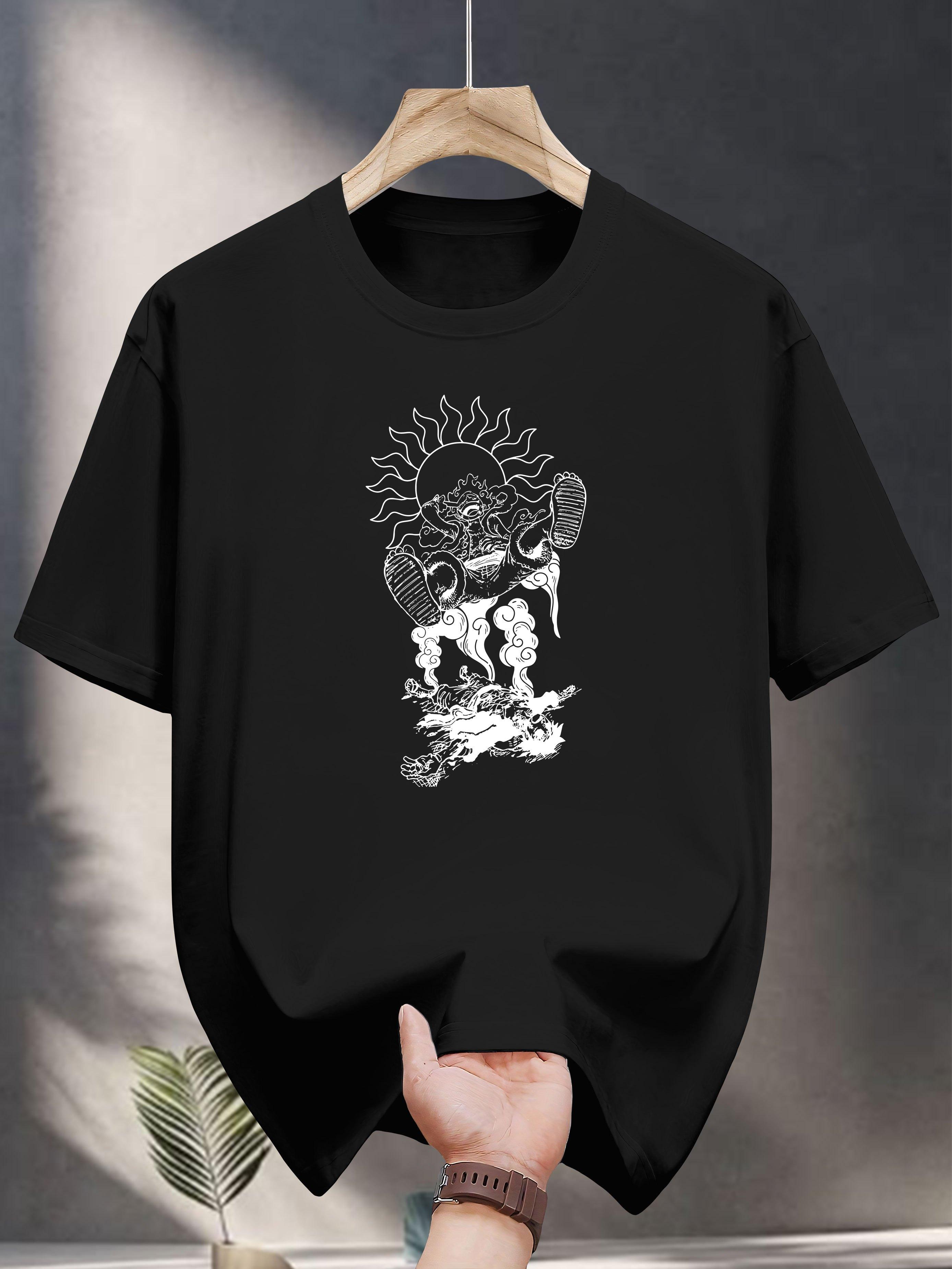 Heavyweight 200gsm Cotton T-shirt - White Crew Neck Casual Summer Shirt XL