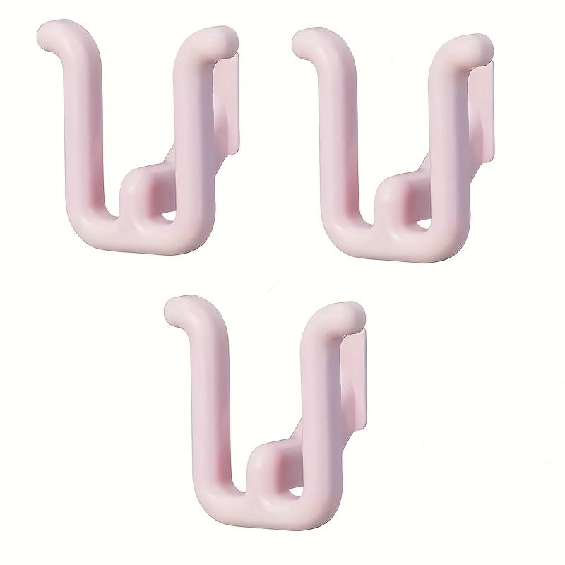 

3pcs Self-Adhesive Slipper Hook Wall-Mounted Slipper Rack Storage Rack Waterproof Bathroom Kitchen Bedroom Shoe Rack, Utility Hooks