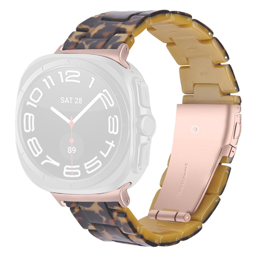 For Samsung Galaxy Watch Ultra (2025) 47mm Watch Strap Acrylic Resin Waterproof Wrist Band