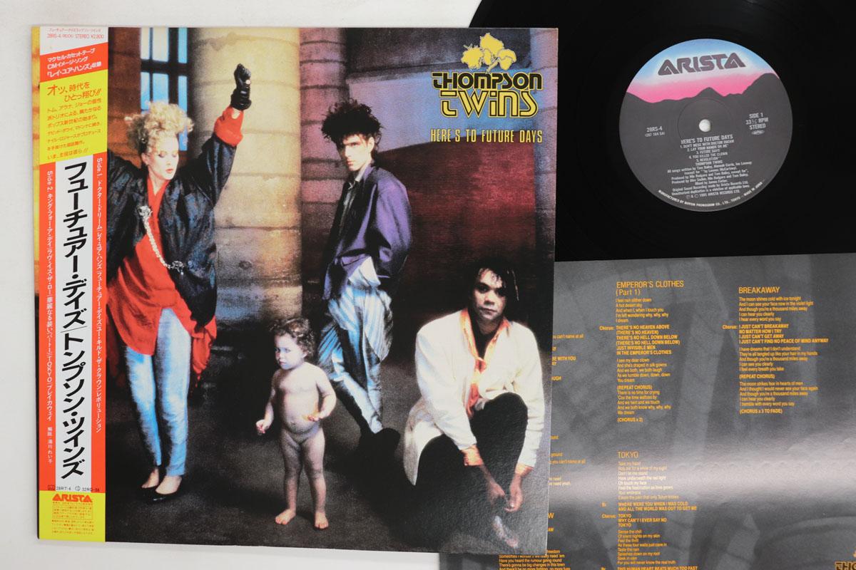 Виниловая пластинка THOMPSON TWINS Heres to Future Days 28RS4 ARISTA 1985 Япония Obi Рок Б/у