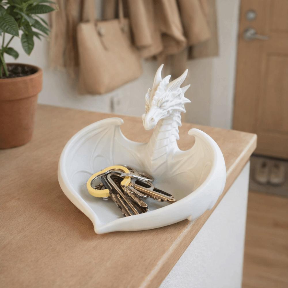 Creative Jewelry Storage Tray Dragon Shape Bracelets Organizer Desktop Ornaments