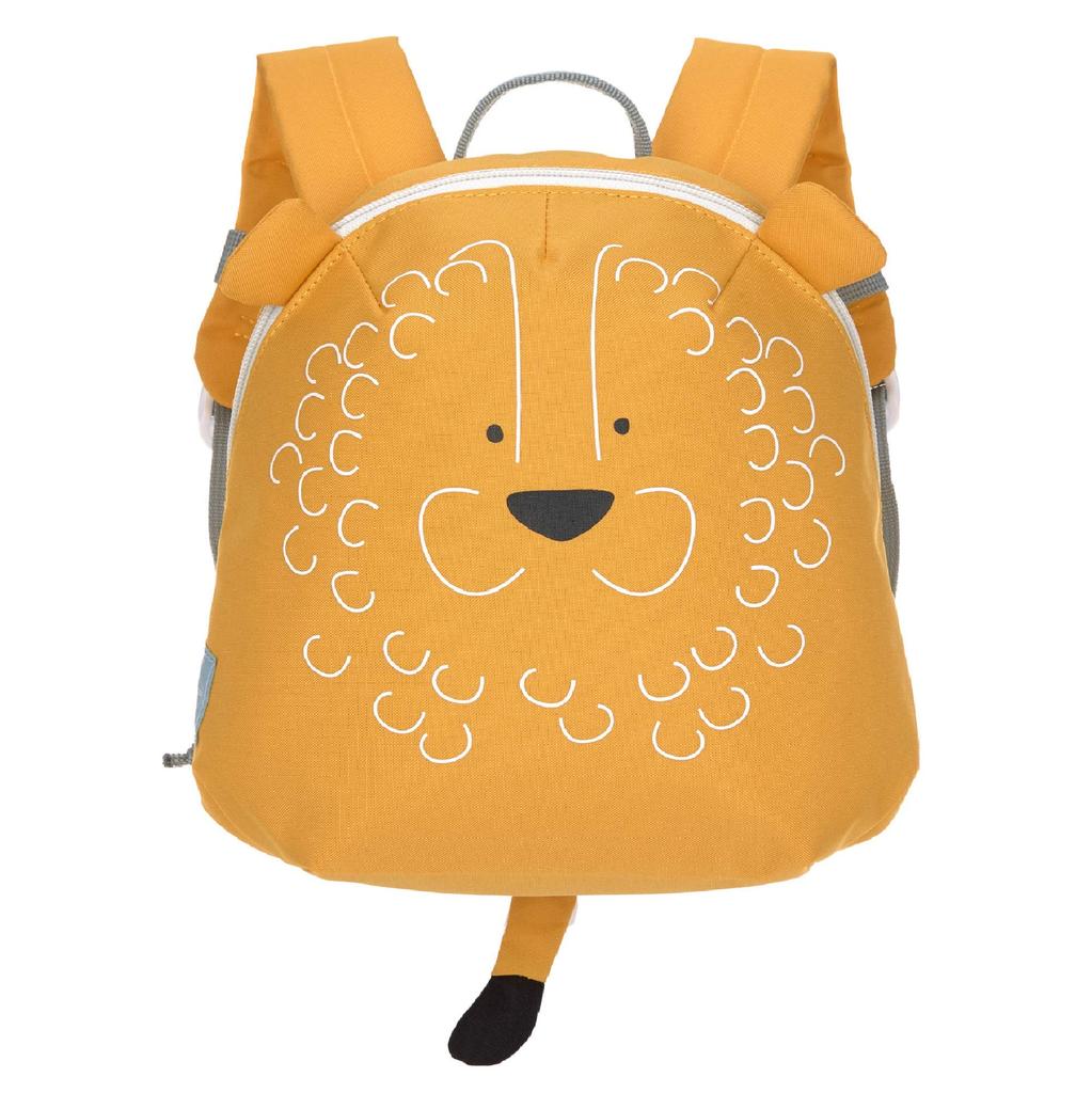 LÄSSIG Kids Backpack for Daycare/Small Children, About Friends, Orange, 24 cm, Lion
