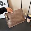 New Tassel Makeup Bag Retro Portable High Texture Handbag Daily Texture Zipper Pocket Money Storage Bag