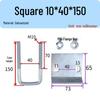 Galvanized Steel C-Shaped U-Beam Clamp & I-Beam Fastener