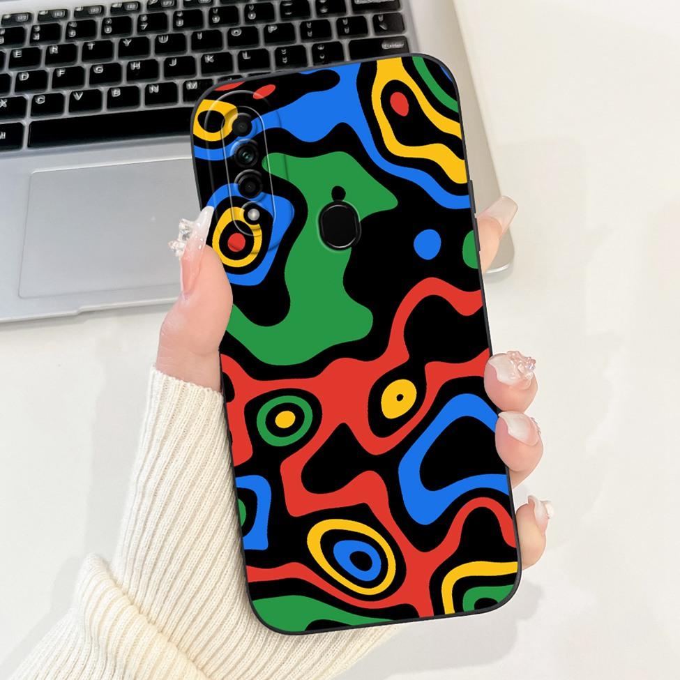 Casing For Oppo A31 2020 CPH2015 Case A8 PDBM00 Cute Cat Fashion Luxury Silicone Shockproof Phone Case For Oppo A8 Back Cover