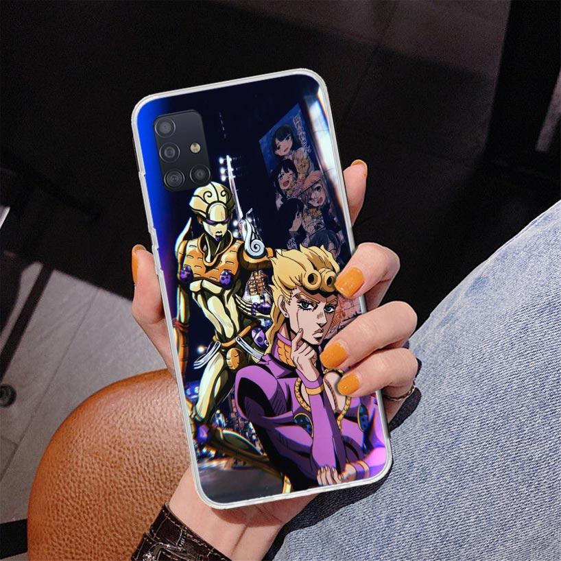 JoJo's Bizarre Adventure Golden Wind Phone Case For Samsung Galaxy A52 A32 A22 A12 A51 A31 A50S A30S A20S A10S Note 20 Ultra 10
