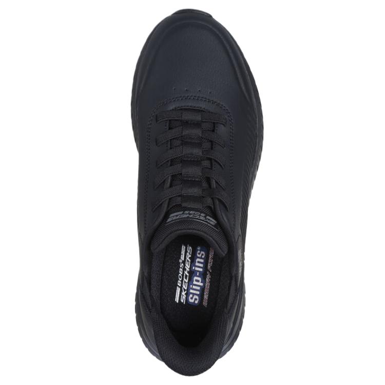 Skechers Bobs Sport Squad Chaos Fashion Comfortable Trendy Minimalist Low Top Casual Shoes Men sneaker Black 118305-BBK