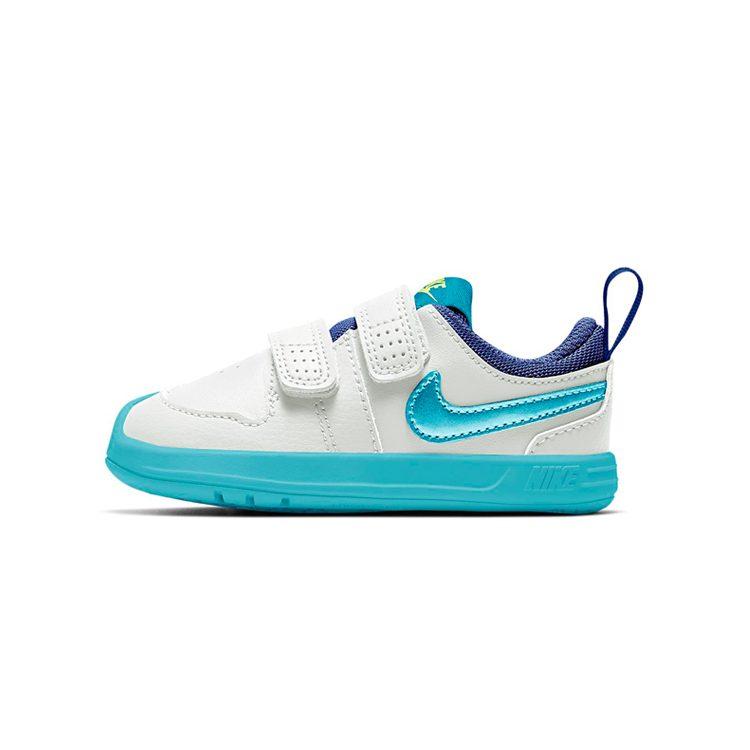 Nike Pico 5 Slip Resistant Cushioning Abrasion Resistant Breathable Low Top Toddler Shoes White Blue Infant And Toddler AR4162-003