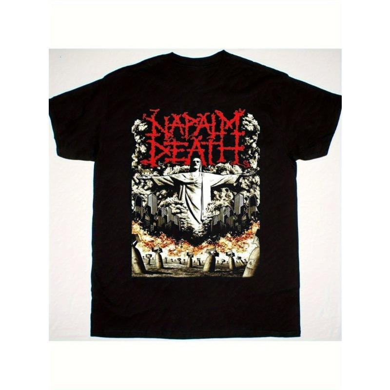 Neutral Napalm Death Tshirt Featuring A Striking Band Logo Design Made Of Easy To Care Materials And A Regular Fit