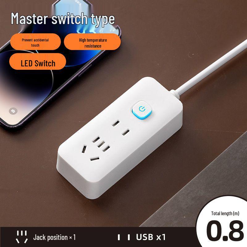 

Multifunctional Smart Power Strip with USB Ports for Home and Office Use