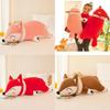 Large Fox Plush Toy Soft Stuffed Animal Pillow Creative Gift For Girls Birthday Present 35cm 50cm 60cm 70cm 90cm 1.2m