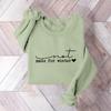 Women's Winter Unfit Simple Loose Fleece-Lined Pullover Hoodie