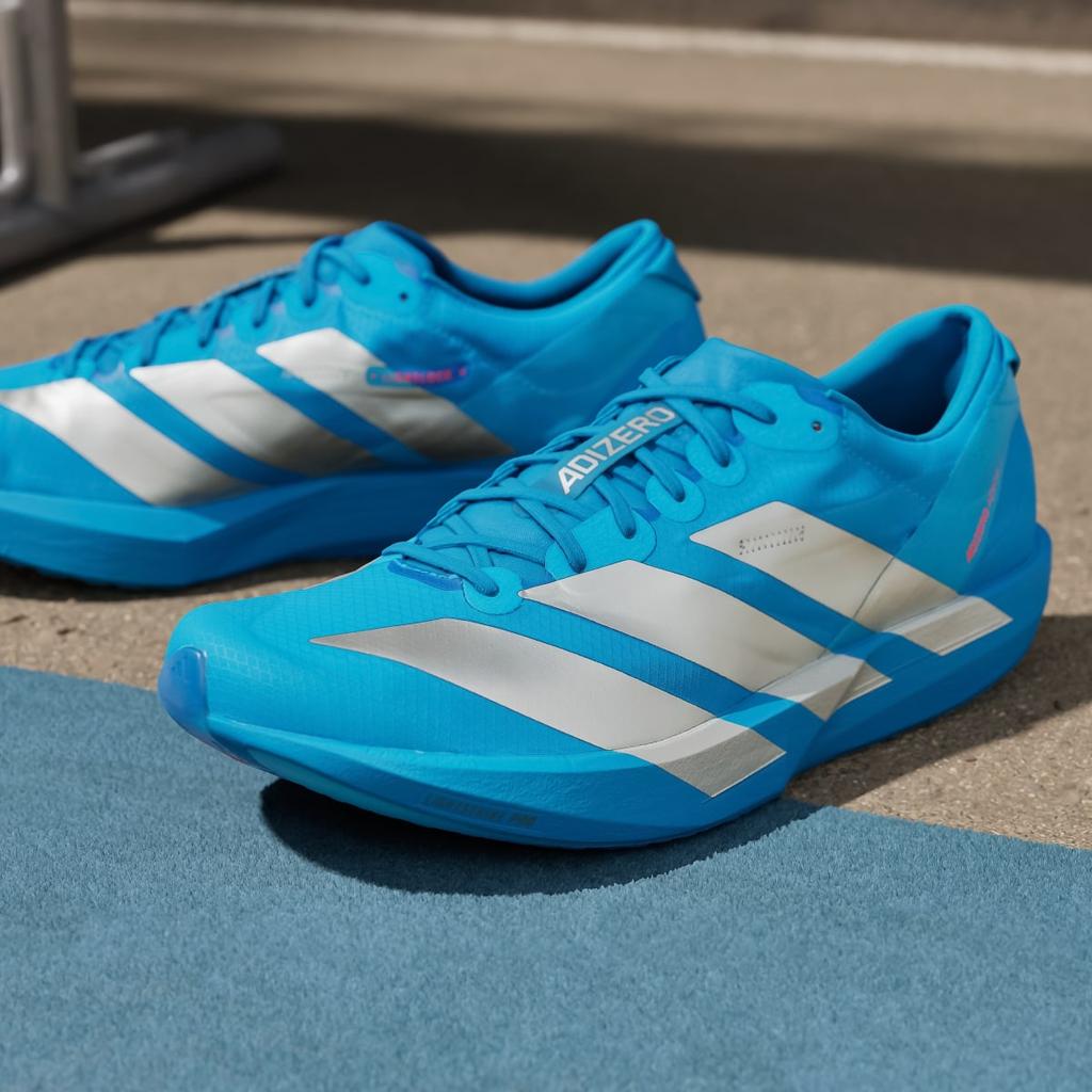 adidas Adizero Japan 9 JQ1683 Men's Performance Sports Shoes Silver Metallic / Silver Metallic / Lucid Red