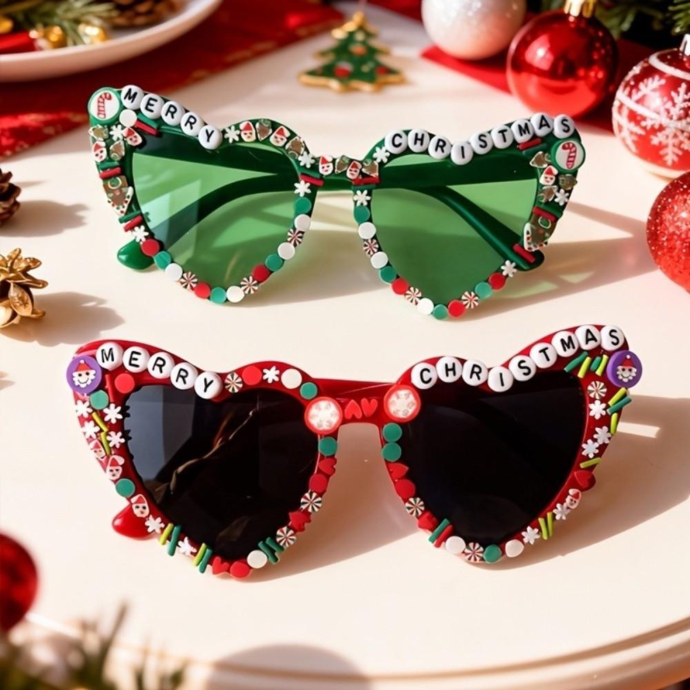 Lustige Weihnachts-Dekorationsbrille Frohe Weihnachten Strandparty Sonnenbrille für Party
