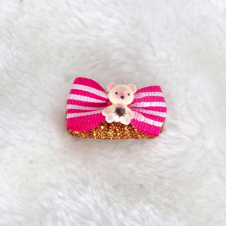 Yorkshire Terrier & Maltese Bow Hair Clip, Ideal for Dogs & Cats.