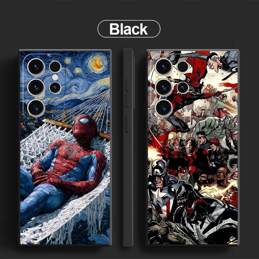 Funda Phone Cover Case for Samsung Galaxy S26 S10 S9 S25 Ultra S20 Note 20 Ultra 8 9 10 S23 S21 FE S24 Plus Marvel Spider Man