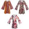 Halloween Arab Cosplay Costume Fringed Hippie Retro Outfit In Uniform Wool Fabric