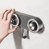 Wall Mounted Magnetic Hair Dryer Holder Non Perforated Hair Drier Storage Stand  Bathroom
