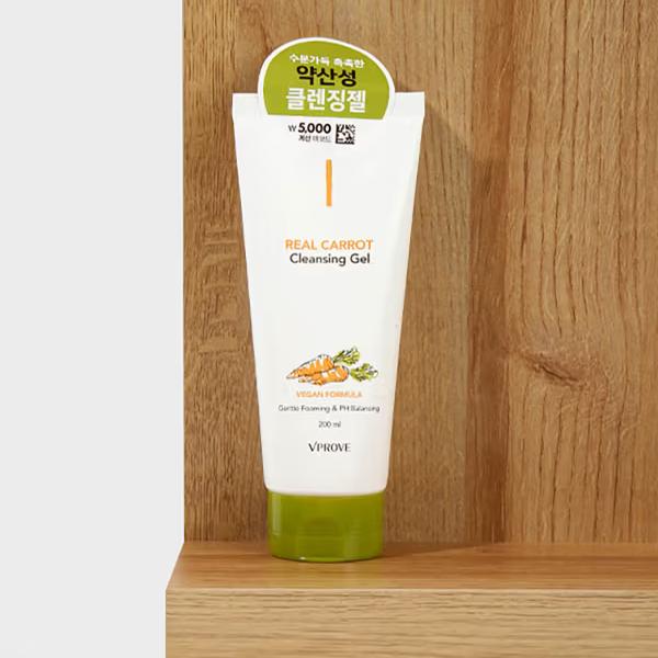 

VPROVE Real Carrot Очищающий гель 200 мл / Веганский, Питательный, Увлажняющий, Корейская косметика, K-beauty