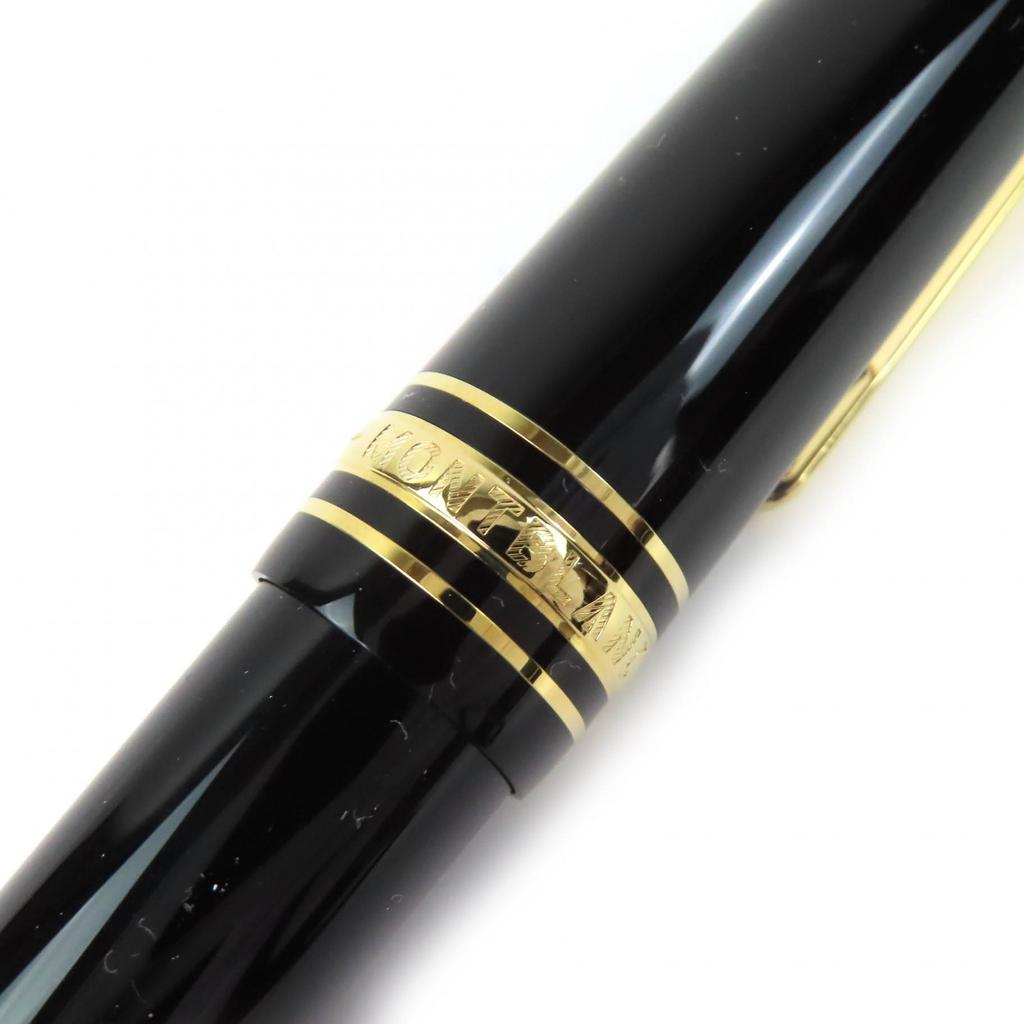 Pristine MONTBLANC fountain pen Meisterstück 145 black 14K mens Used