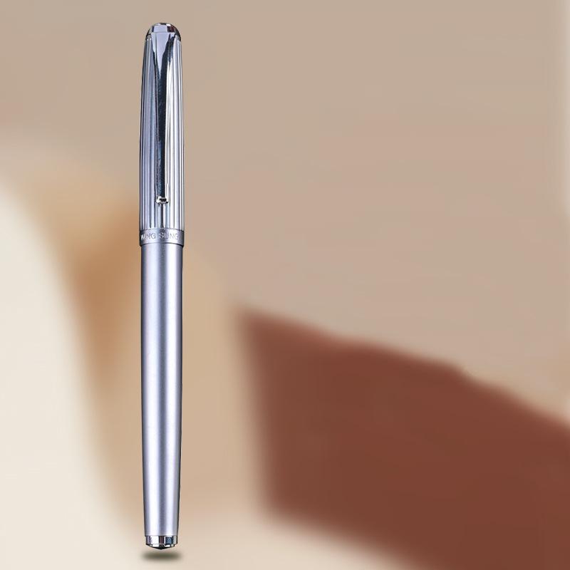 Metal Fountain Pen, Adult Calligraphy Practice Pen, Curved Tip Pen, Calligraphy Office Art Signature Pen