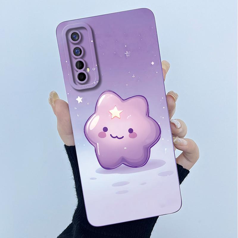 For Realme 7 Phone Case Fashion Simplicity Soft Liquid Silicone Shell Back Cover For Realme 7 Pro RMX2170 Realme7 RMX2151 Fundas