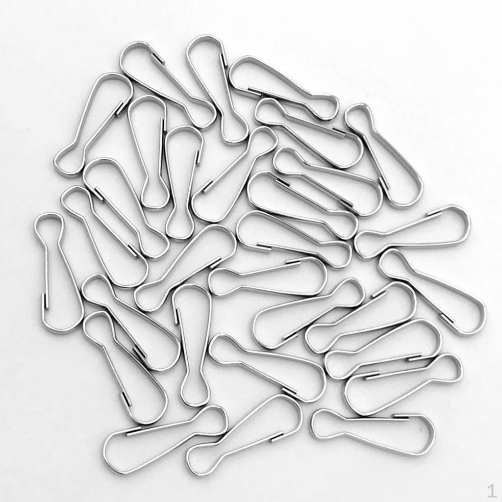 30 Пружинных Карабинов Защелок для Сумки Рюкзака Шнурков 16mm