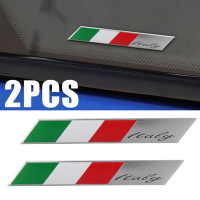 Car//Truck Decor Sticker Decal Italy Italian Shield Flag 3D Emblem Badge Logo