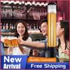 3L Beer Dispenser Beer Tower with Spigot & Ice Tube Beverage Dispenser Transparent Drink Dispenser Bar Accessories
