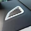 2X For   Toyota Corolla ABS Dashboard Air Vent Outlet Cover Trim Silver